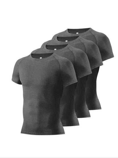 Round Neck Raglan Compression Shirt