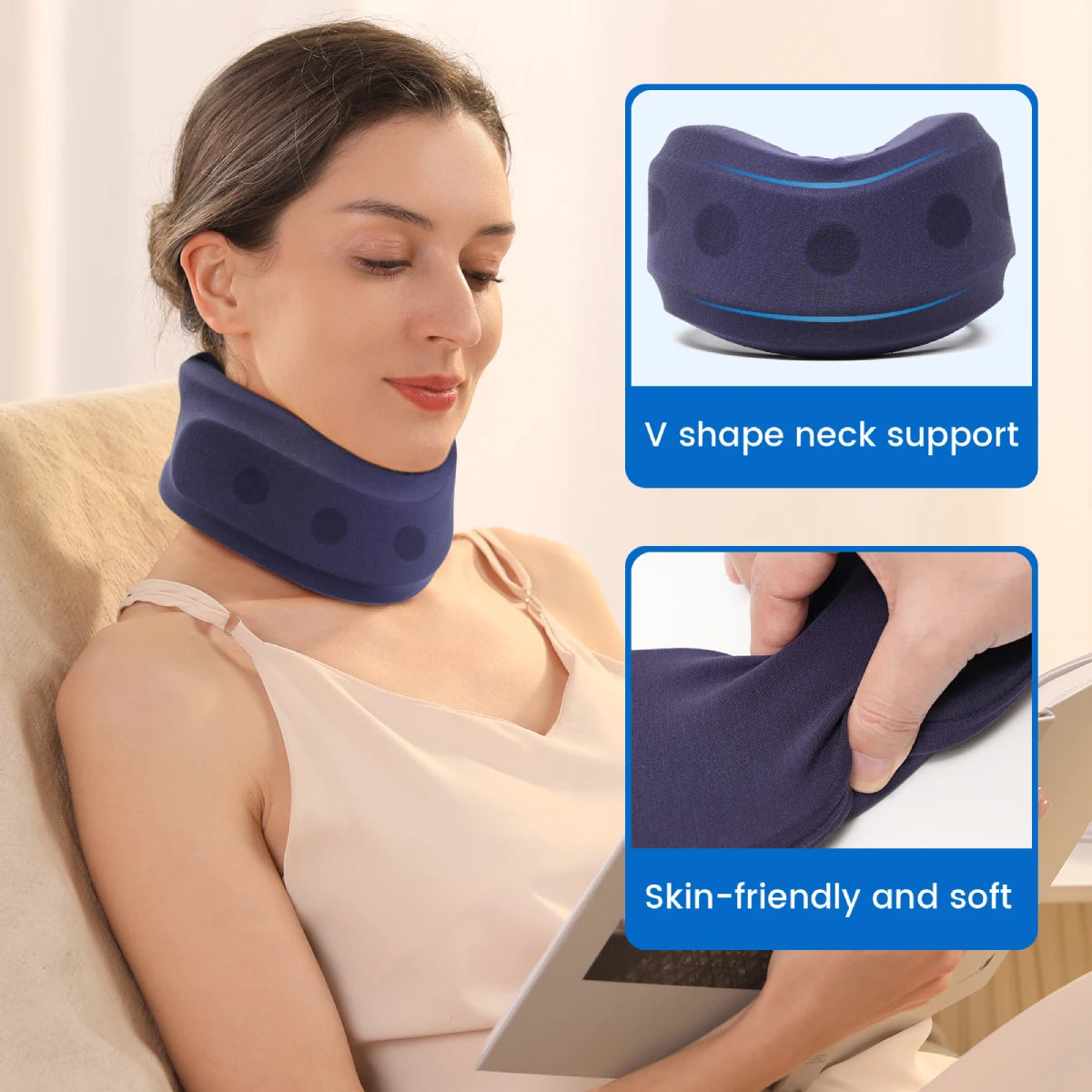 Neckguard Pro™ – Smart Cervical Support for Pain Relief, Posture Correction & Recovery