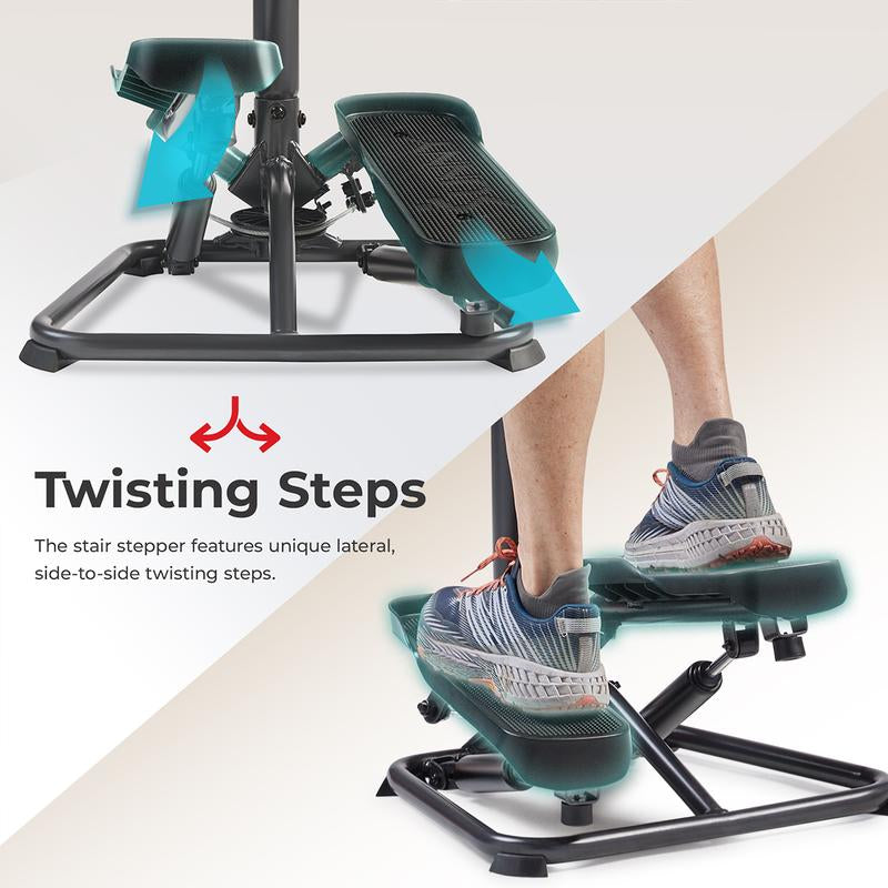 Twist Stair Stepper with LCD Monitor