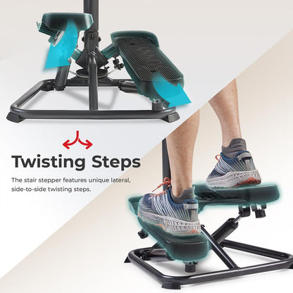 Twist Stair Stepper with LCD Monitor